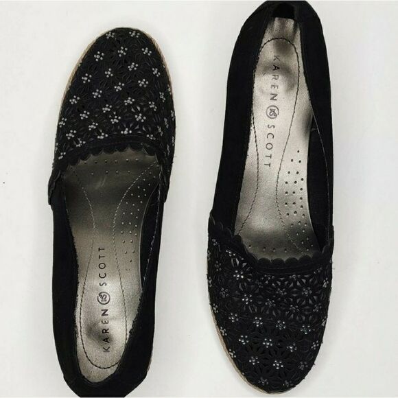 Brand: Karen Scott Size: 9 MStyle: Tashaa Platform Espadrille Wedge material - Picture 5 of 11